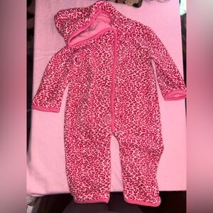 Betsey Johnson hot 90’s OG VINTAGE Pink Leopard Print baby infant One piece